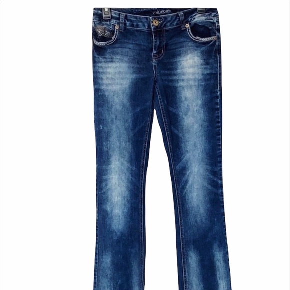 Maurices Medium Sandblasted Wash Denim Jeans - Picture 9 of 9